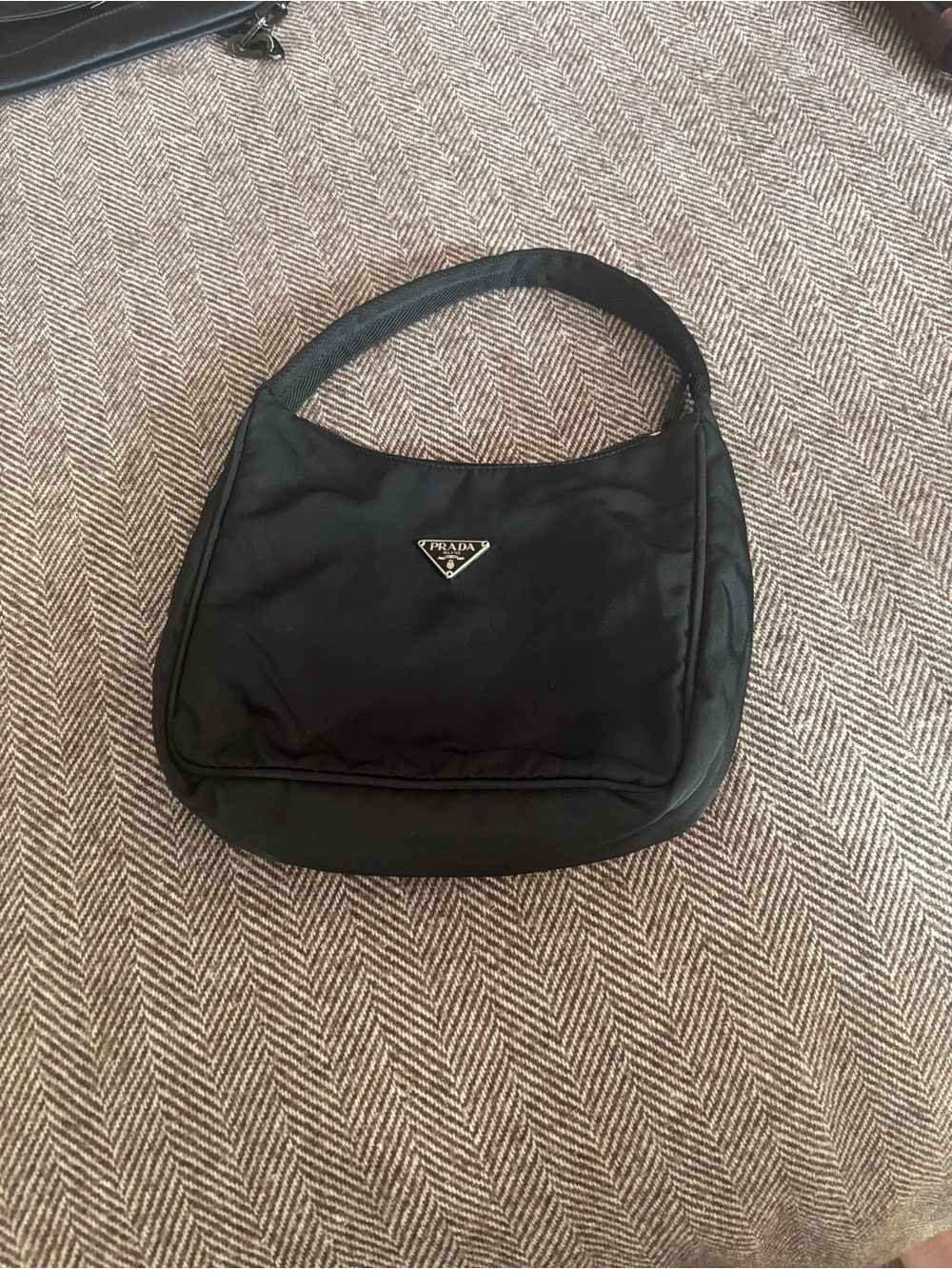 Prada Tessuto Black Nylon Vintage Mini Bag Black - Picture 5 of 11